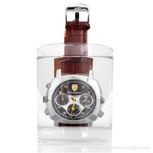 Waterproof Watch Camera with 4/8GB Memory Capacity, NAND Flash Storage, 16:9 Image Ratio